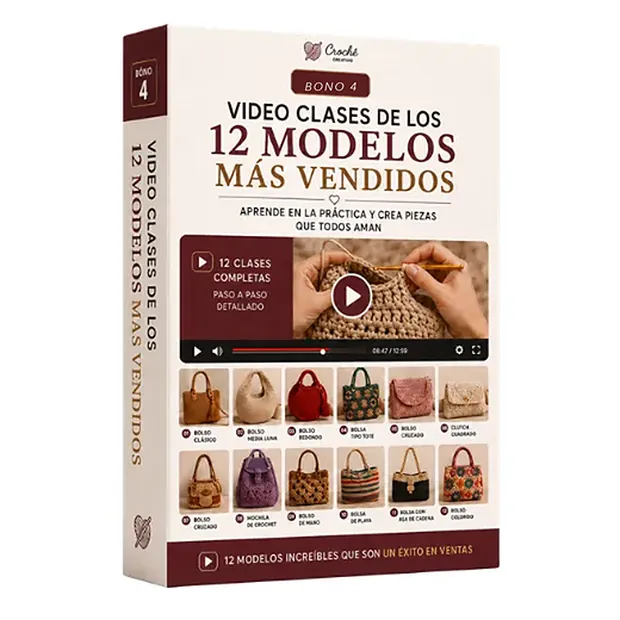 Portada del Bono 4: Video Clases de 12 Modelos Boutique.